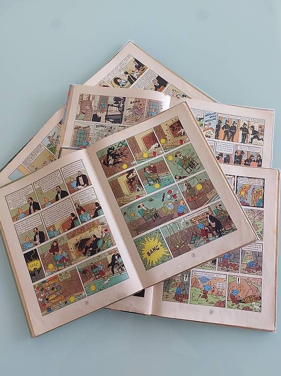 Comics: 4 BD's des aventures de Tintin  – Gebraucht aus Martigny von paquito60 1