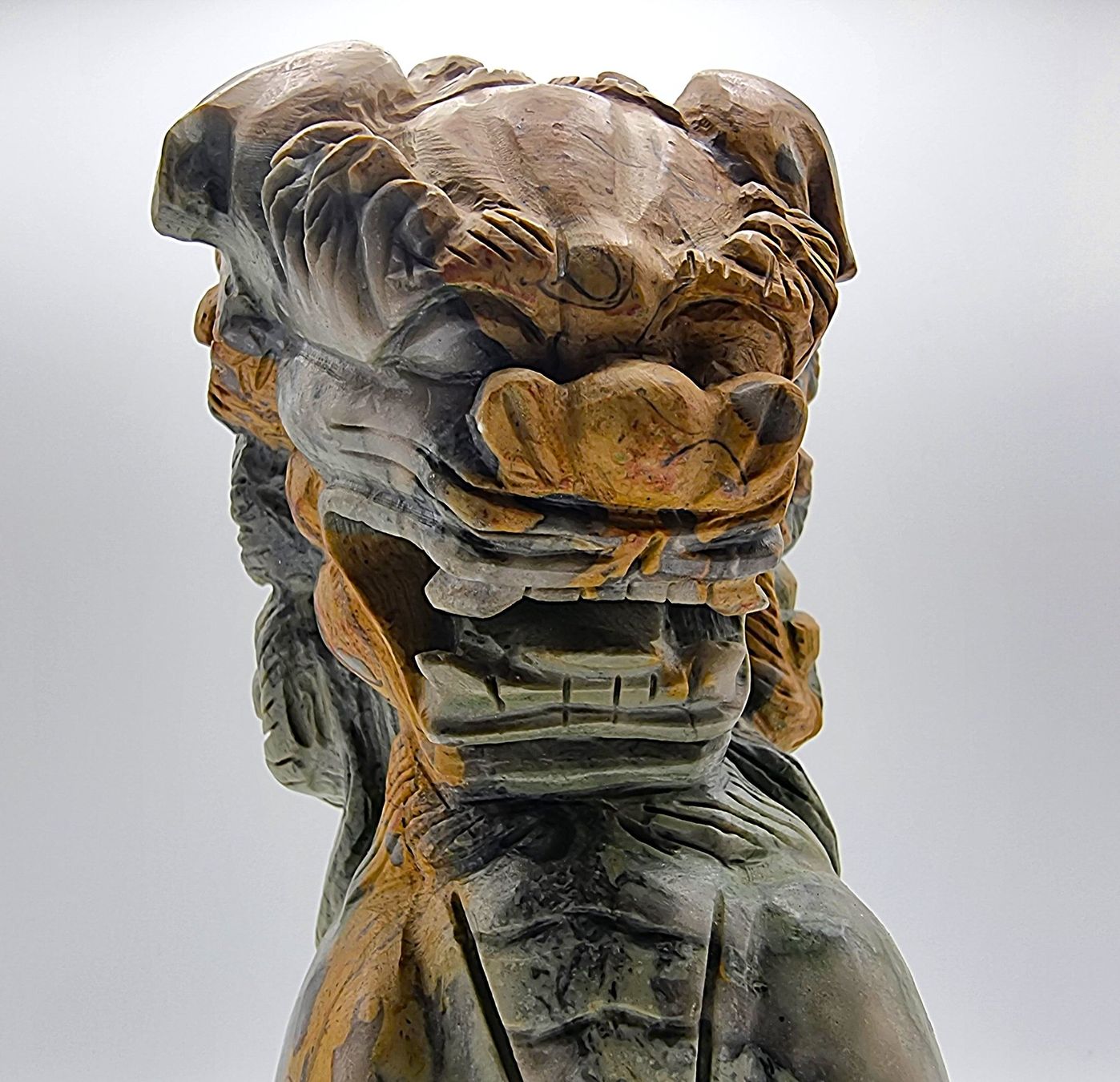Sculture & Statue: Jade Wächterlöwe, Foo Dog, Shishi – Usato da Emmenbrücke venduto da Lenssen 6