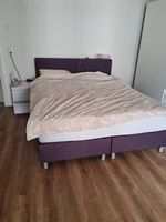 Boxspringbett mit Matratze, Violett 160x200cm, top Zustand