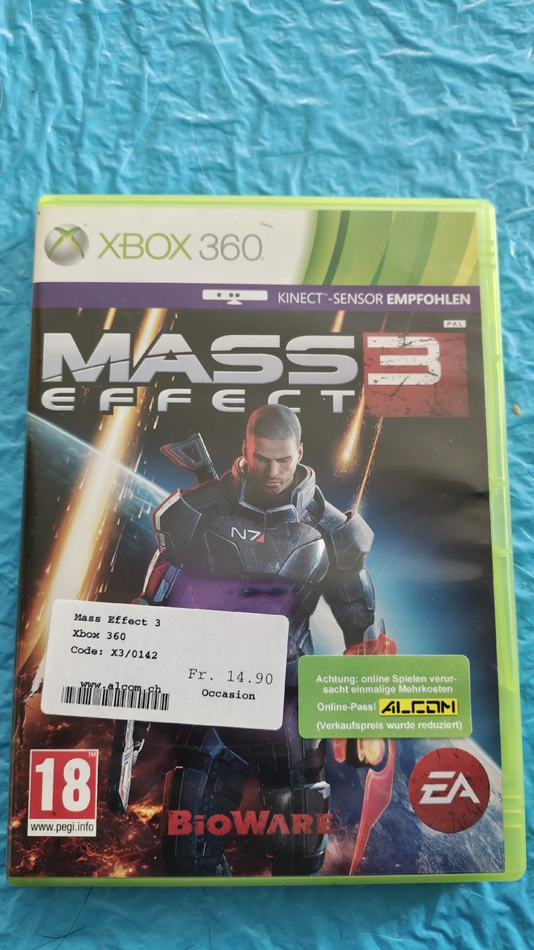 Giochi: Mass Effect 3 - XBOX 360 – Usato da Montagnola venduto da mattbert86