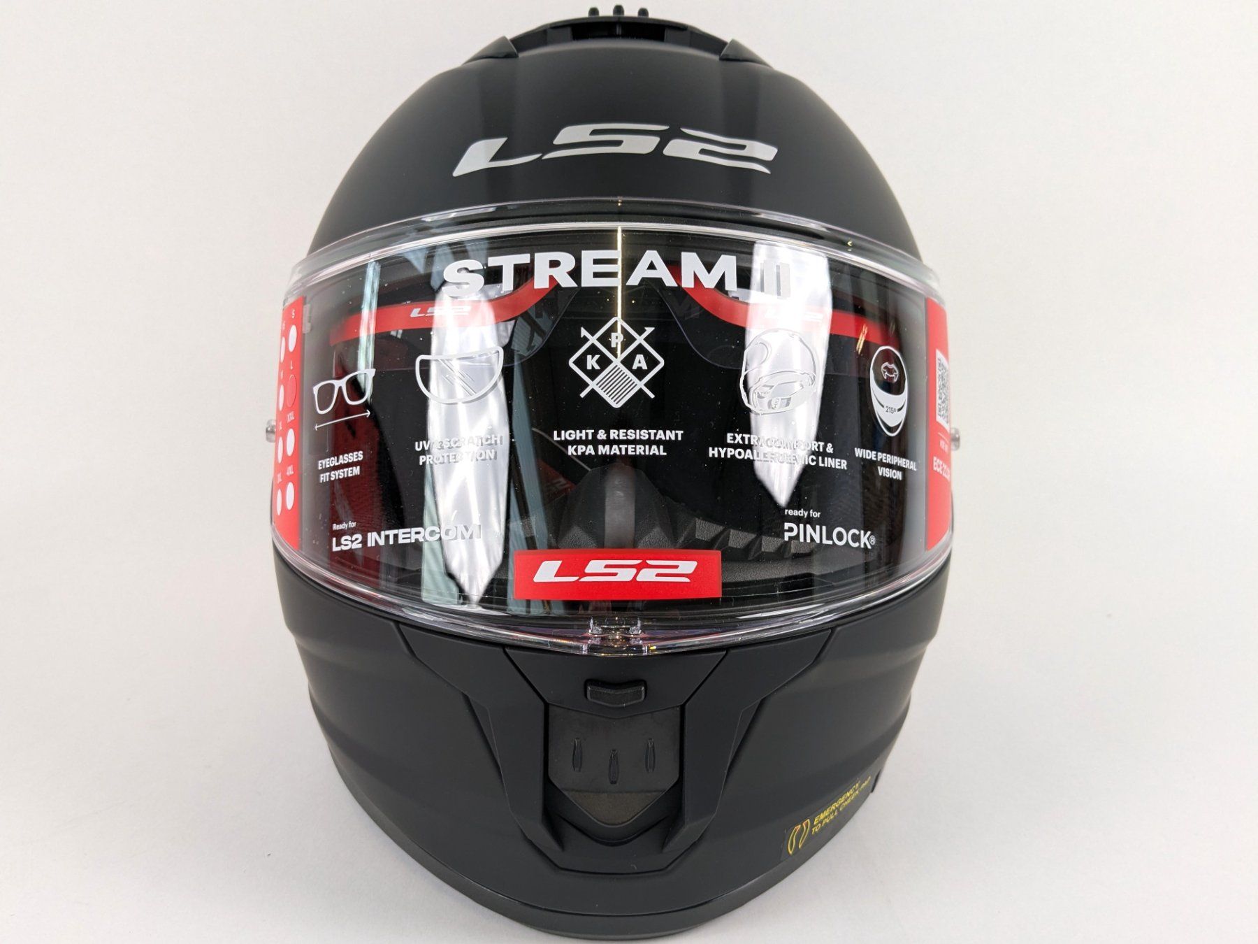 Caschi & visiere: LS2 Motorradhelm FF808 Stream II Solid Gr. L – Nuovo (secondo la descrizione) da Dintikon venduto da Restwert_Dintikon 6