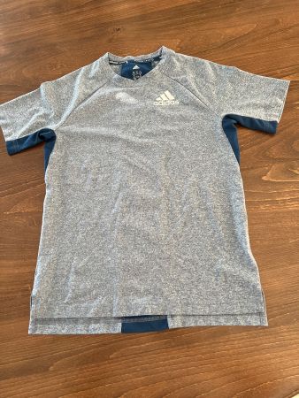 Adidas T-Shirt Blau (152-11-12 Jahre) guter Zustand