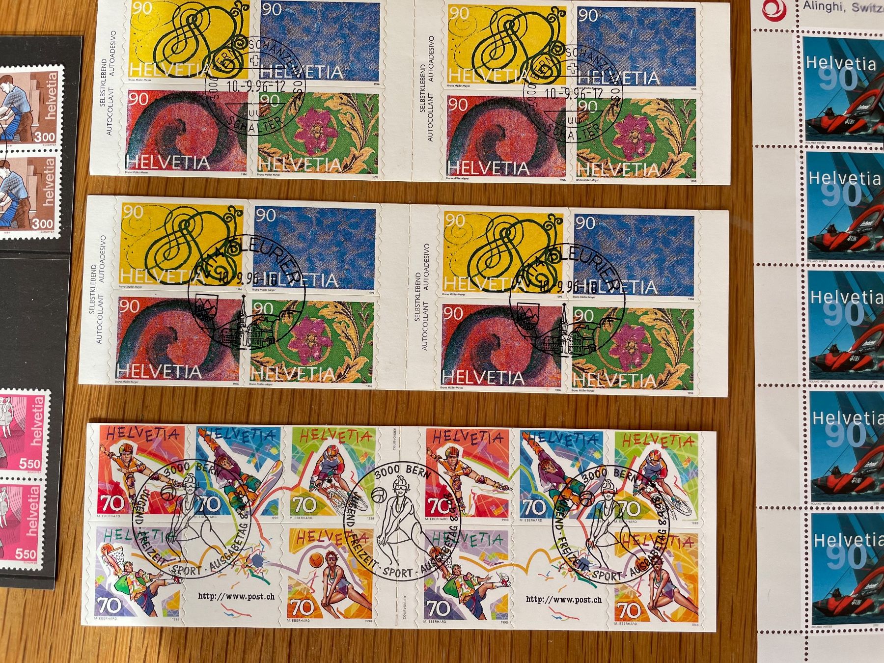 Tutti i francobolli: FLEURIER, divers, prix postal : env. 140.- – Usato da Sonceboz-Sombeval venduto da Comment2 2