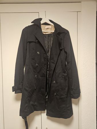 Damenmantel schwarz Grösse 38