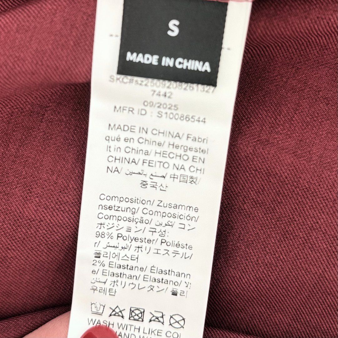 Shein Kleider: SHEIN Robe Rouge Bordeaux - Taille S - NEUF – Neu (gemäss Beschreibung) aus Vevey von secondlifevevey 2