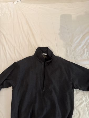 FUTUR Paris Woll-Overshirt Half-Zip Gr. M – VBC Wolle