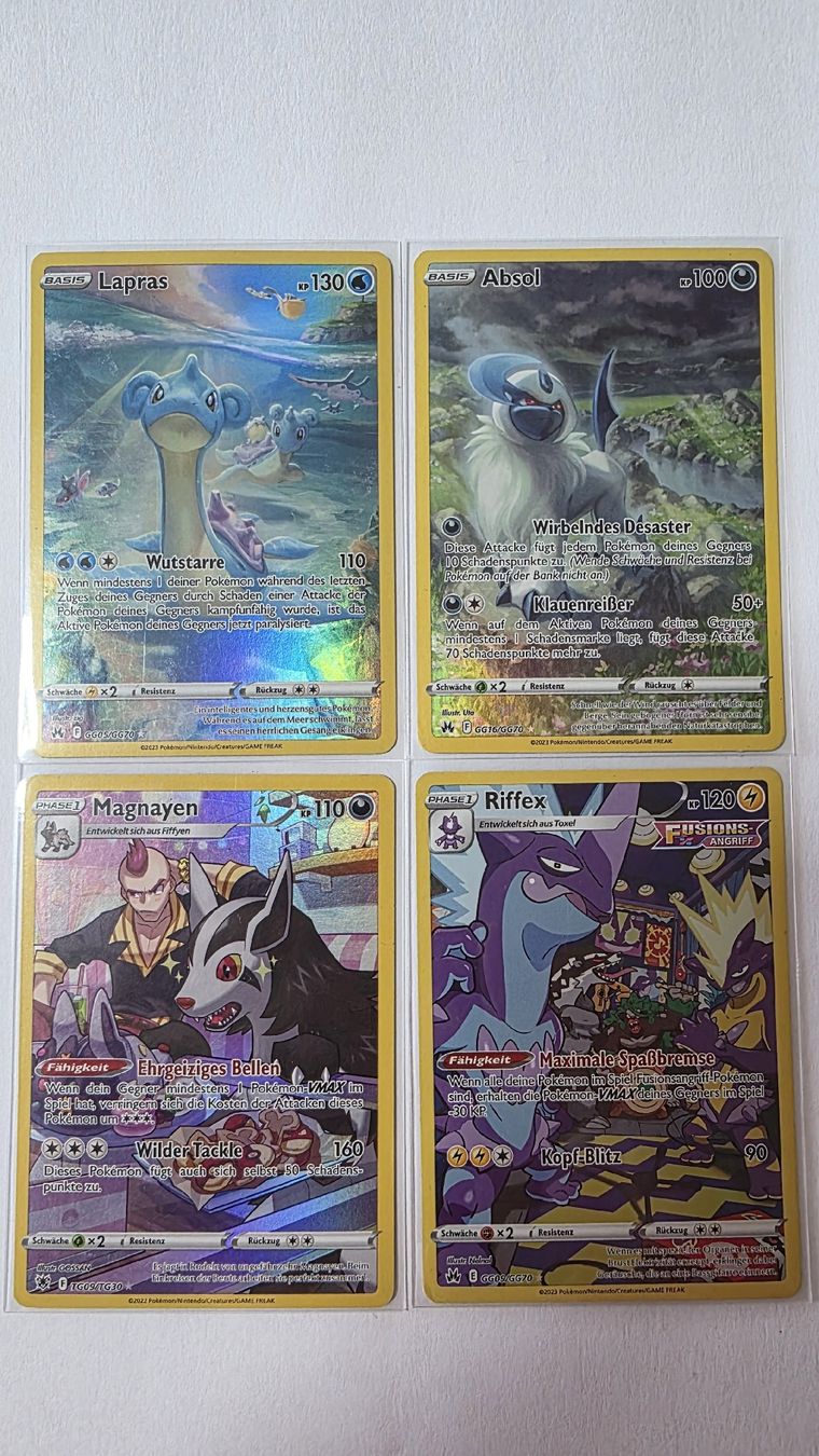 Pokémon Carte collezionabili: Pokémon Karten Set 4 Stück neuwertig – Usato da Sirnach venduto da Fidelio88
