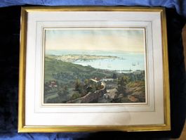 AQUARELLE  ITALIENISCHE  LANDSCHAFT