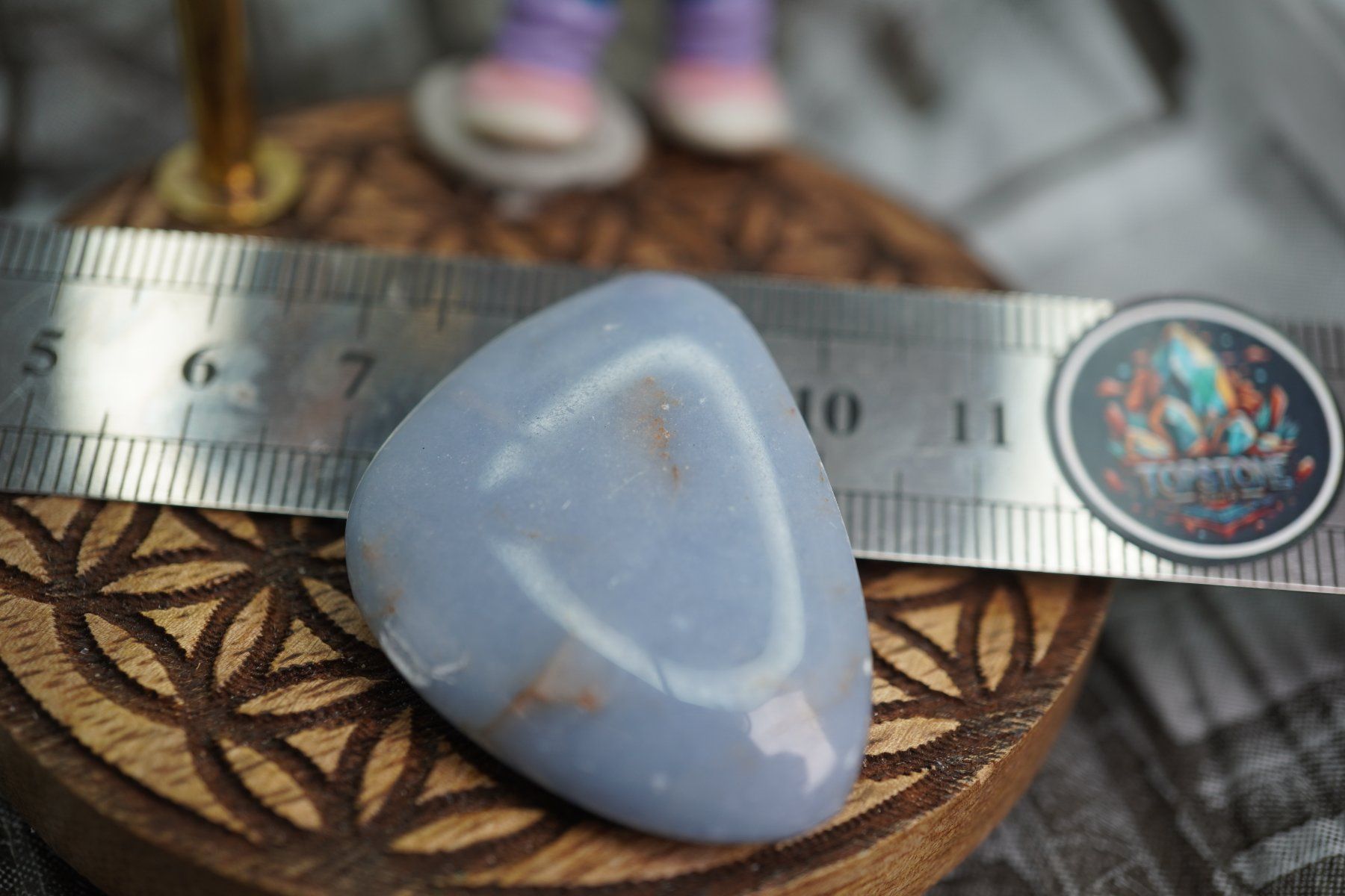 Minerali & Pietre curative: Angelit Blau      Scheibenstein     ab 1.-    Aus  Räumung – Nuovo e nell'imballaggio originale da Eschenbach SG venduto da topstone 4