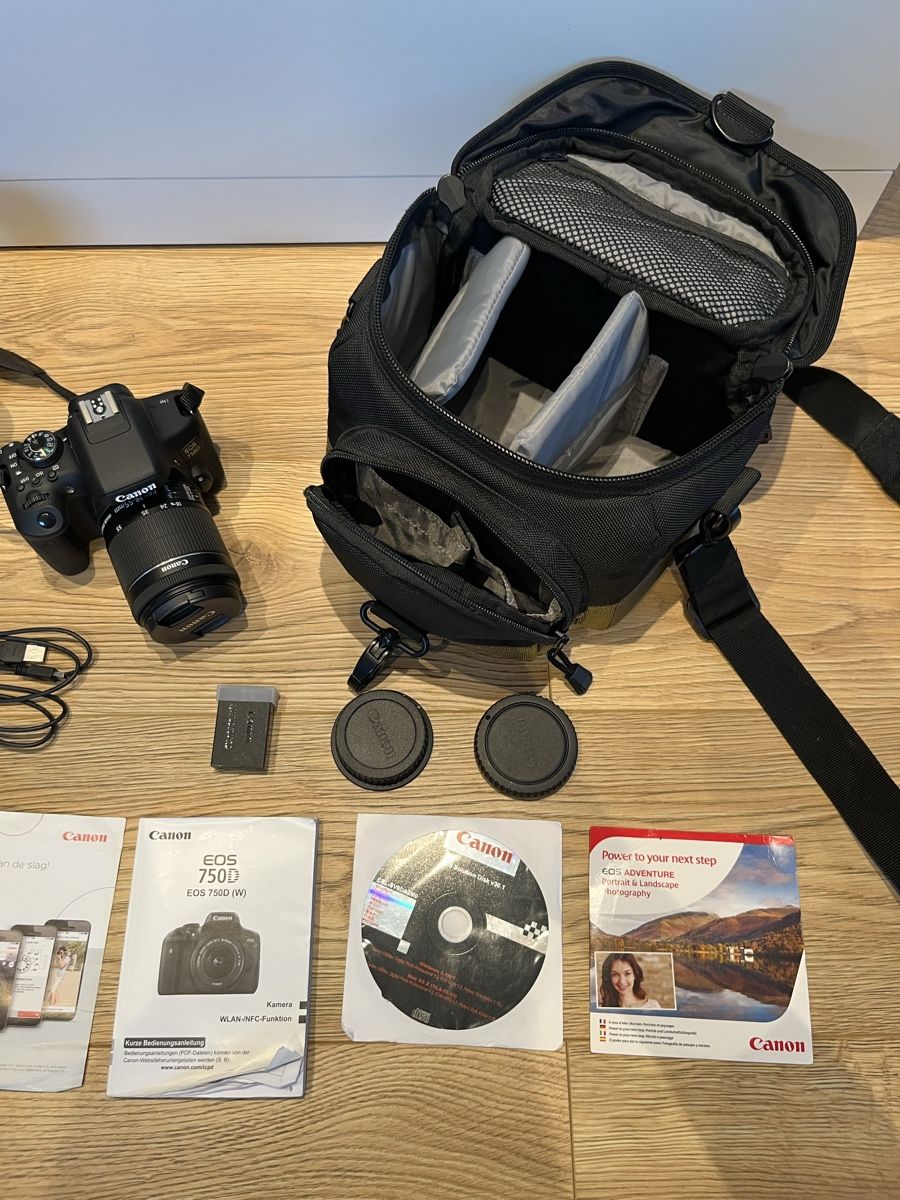 Canon Fotocamera: Canon EOS 750D Kamera Set mit Zubehör – Usato da Basel venduto da philuftikuss 2