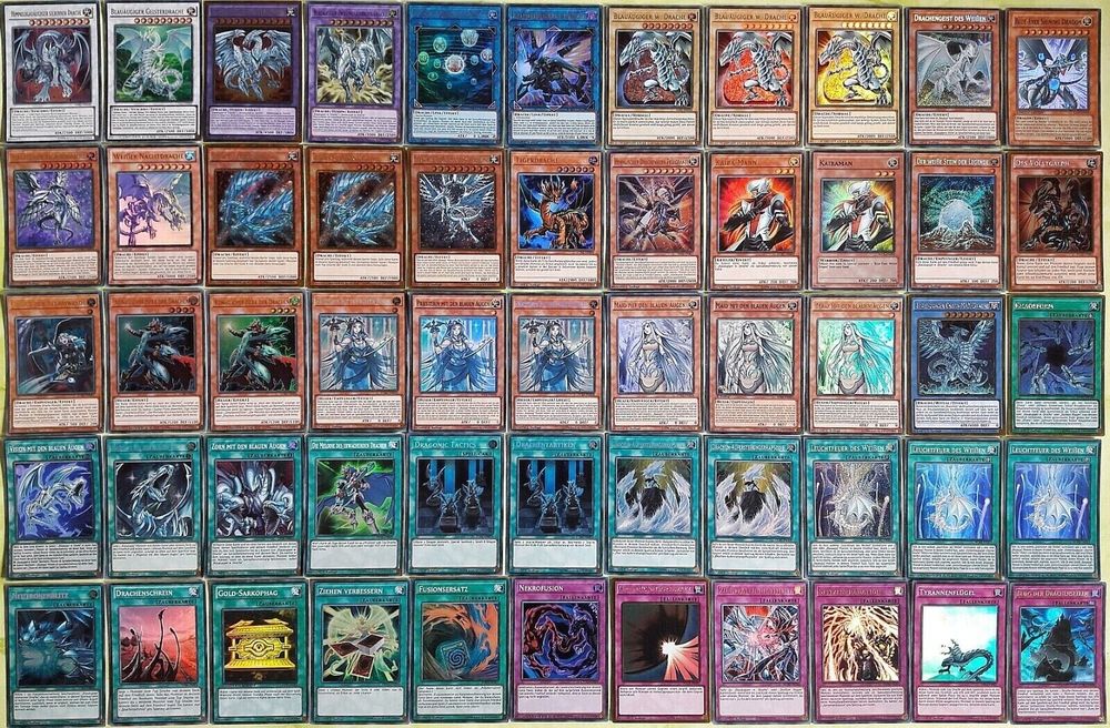 YuGiOh! Blauäugiger Weißer Drache Deck High Rare Holo Deck Kaufen auf Ricardo