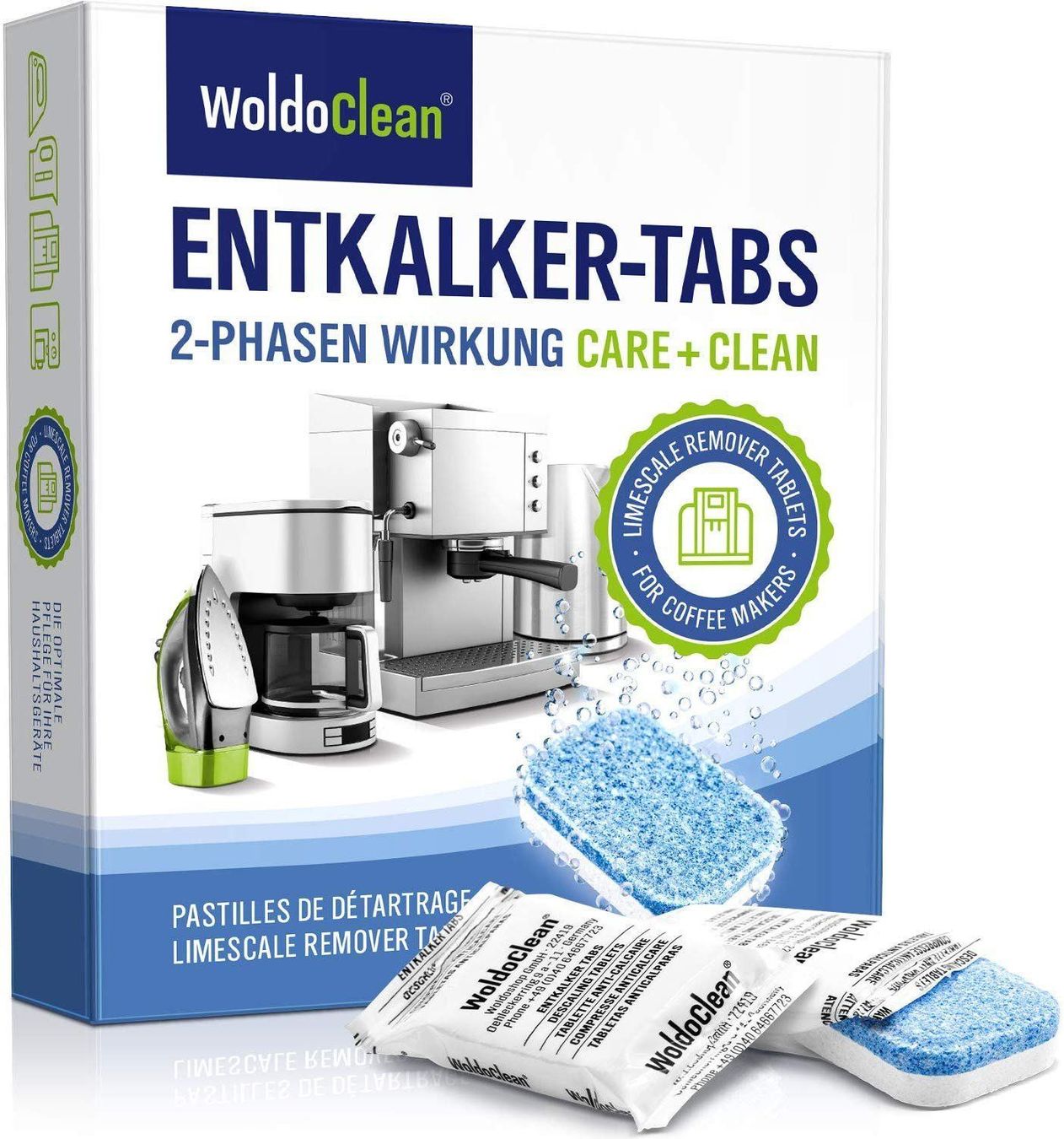 Cura del viso: WoldoClean - 2-Phasen Entkalker-Tabs ... – Nuovo e nell'imballaggio originale da Fürigen venduto da kolibri-24