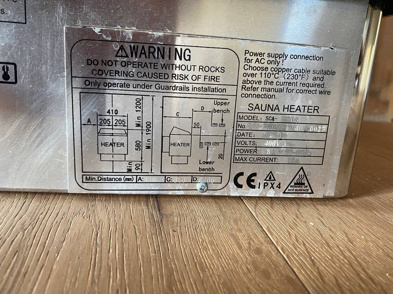 Sauna & Zubehör: Saunaofen VEVOR – Gebraucht aus Schwanden GL von micha_k222 2