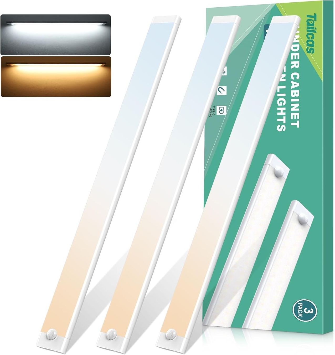 Lampade: Unterbauleuchte LED 40cm, 3 Stück – Nuovo e nell'imballaggio originale da Nuglar venduto da SaleRitter