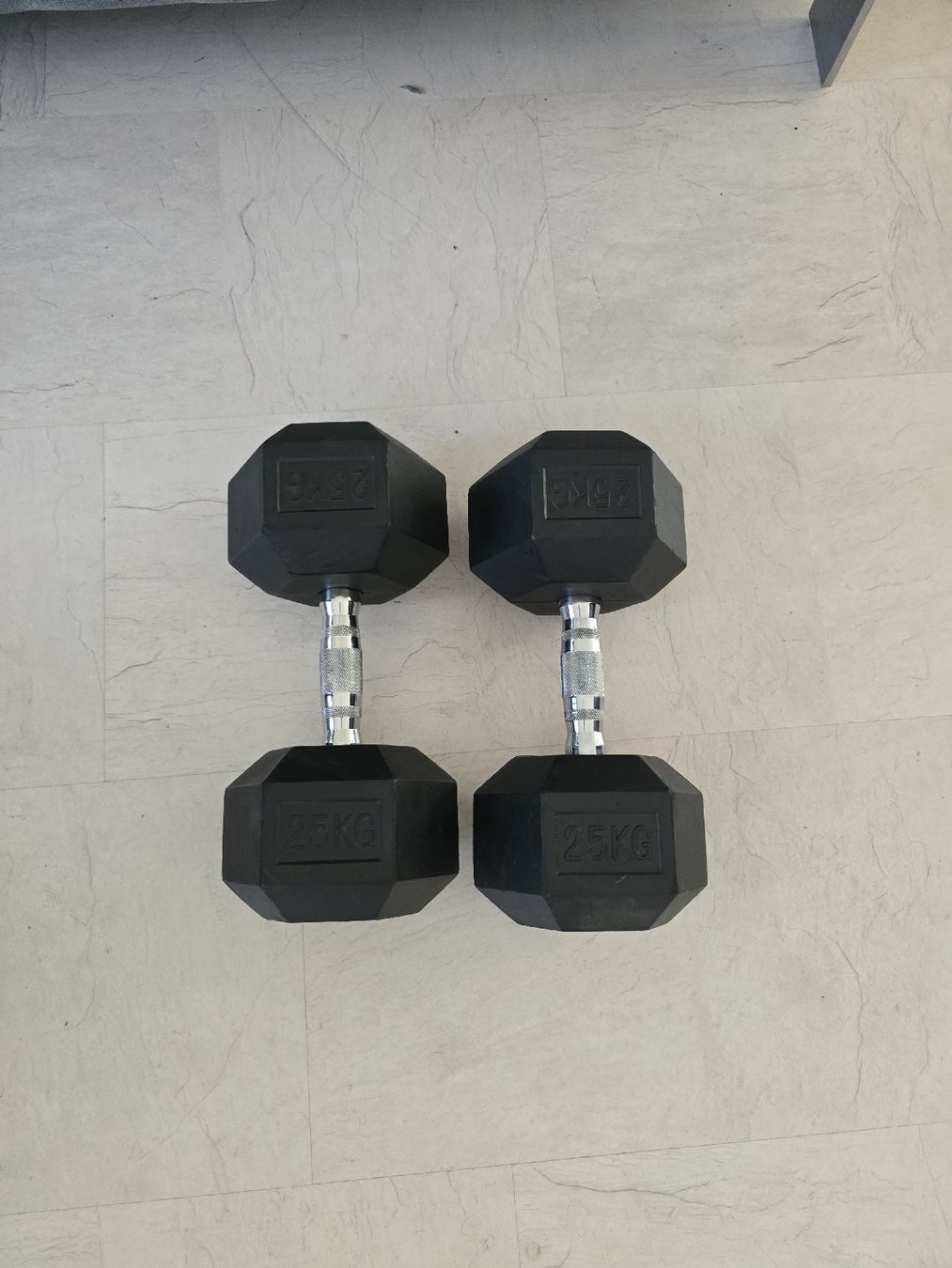 Manubri & Pesi: 2x25 kg Dumbbell – Usato da Derendingen venduto da S.Skorbi 2