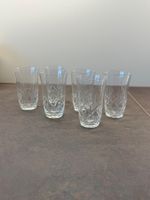 Kleine vintage Kristallgläser
