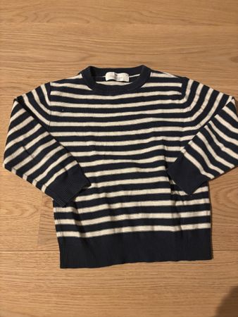 H&M Kinder Pullover, Grösse 110/116, Gestreift, Top!