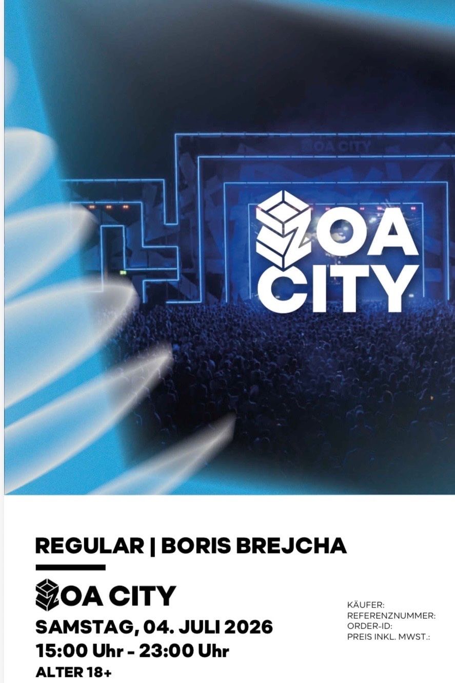 Tickets: Boris brechja Zürich Konzert Ticket 04.07.2026 – Neu und originalverpackt aus Basel von ric_857s 1