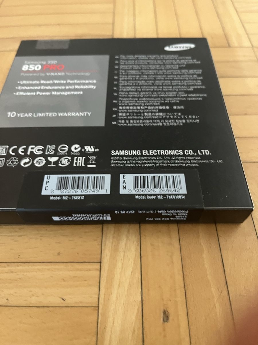 Samsung Disques durs: Samsung ssd 850 Pro 512GB – Neuf avec emballage d'origine à Meilen par ChristineL01 3