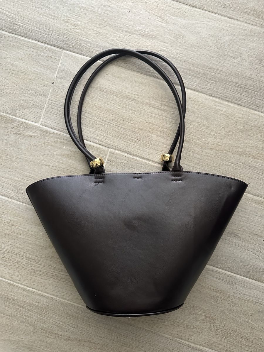 Mango Taschen für Damen: MANGO BROWN BAG WITH DRAWSTRING POUCH – Neu (gemäss Beschreibung) aus Ascona von effenne 2