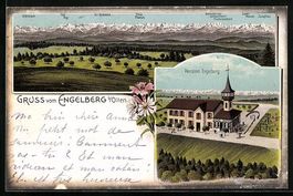 Litho Engelberg b. Olten, Pension Engelb