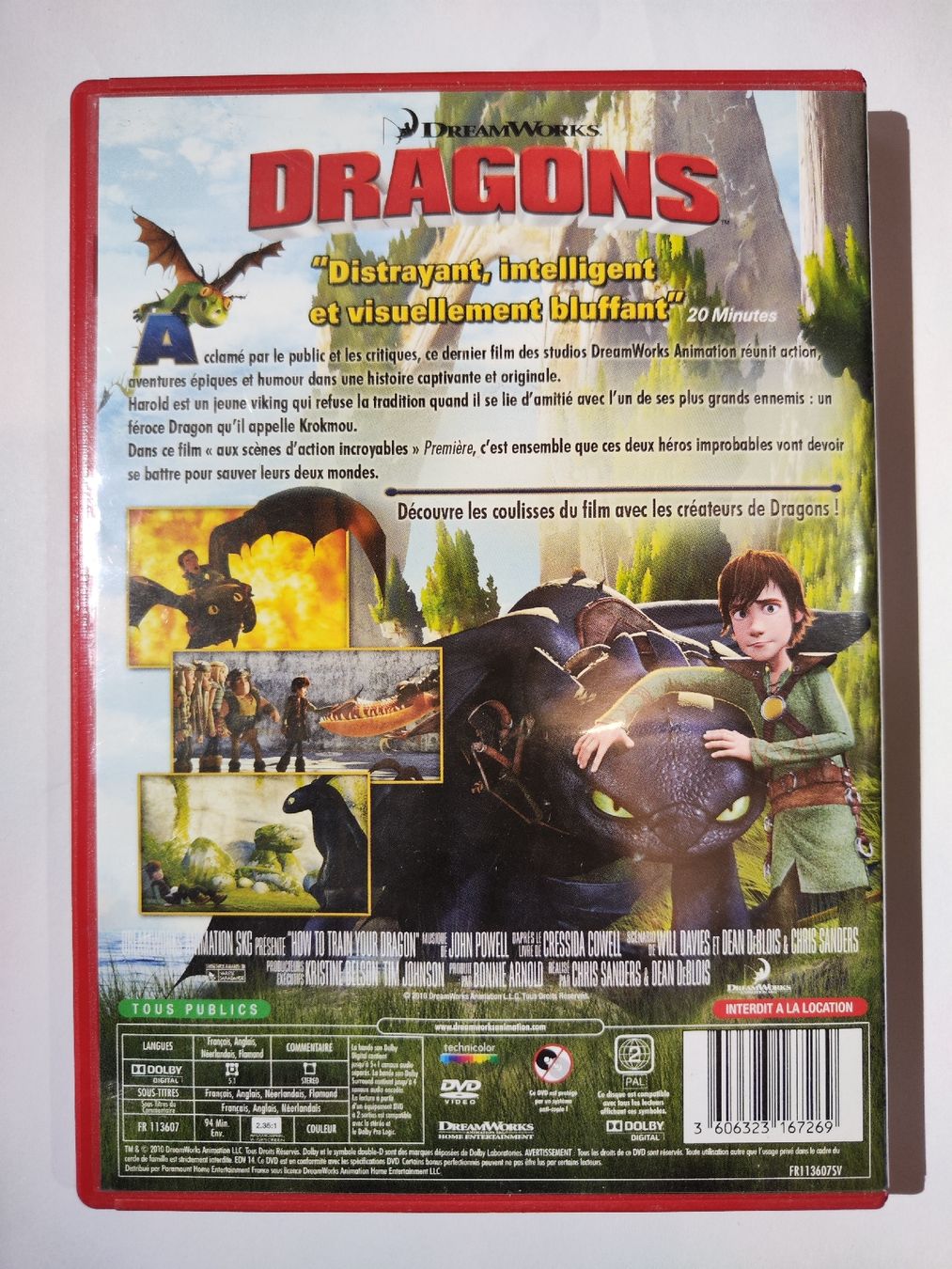 Tutti i DVDs: DVD - Dragons – Usato da Commugny venduto da Teksen 1