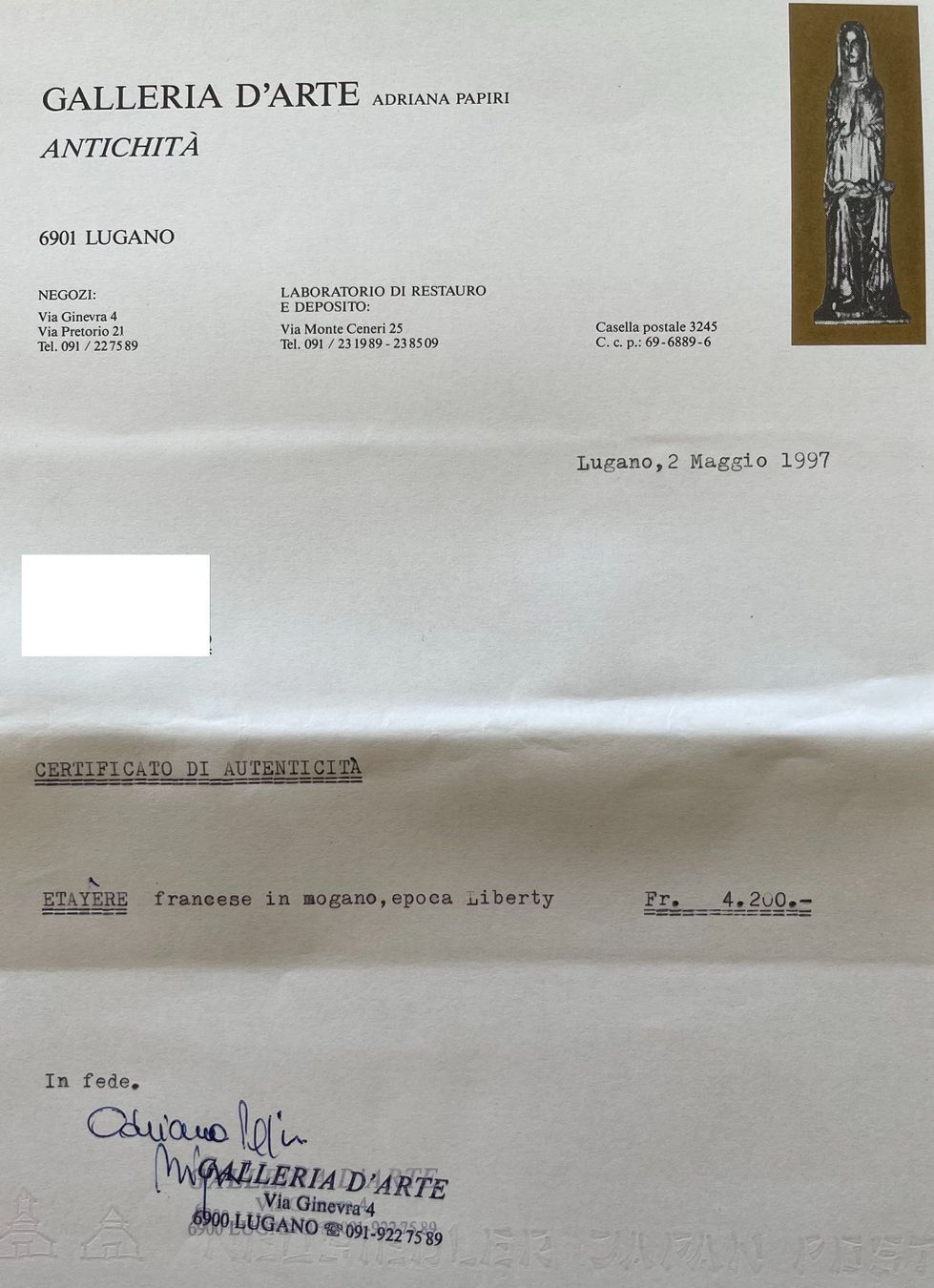 Scaffali: Etayère in mogano Liberty – Usato da Gentilino venduto da fra_cp55 2
