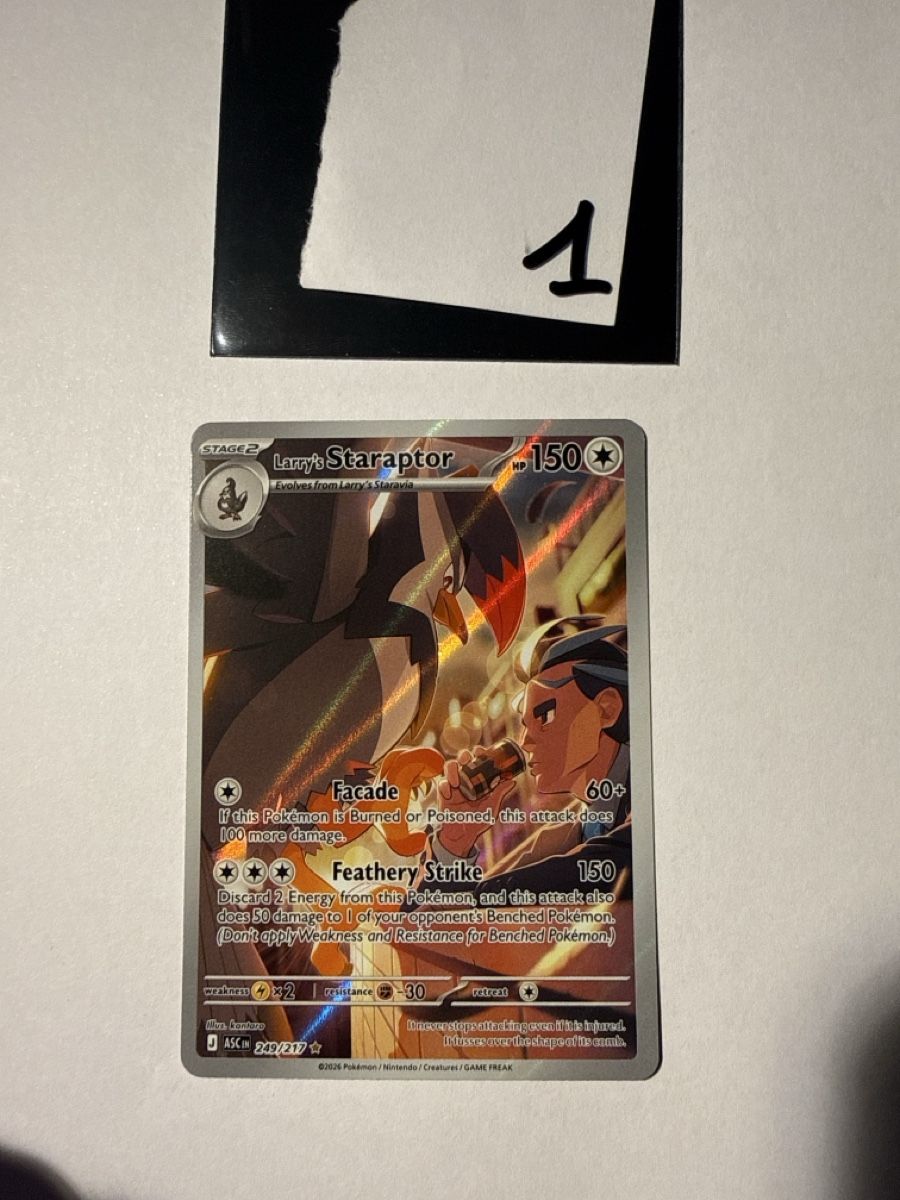 Pokémon Carte collezionabili: Larry’s Staraptor - 249 – Nuovo (secondo la descrizione) da Ascona venduto da Prime333389