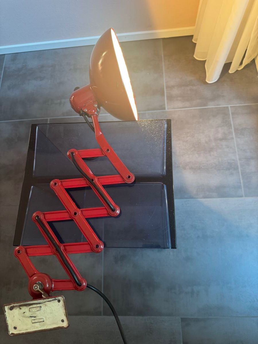 Kaiser Lampen: Kaiser Idell Scherenlampe rot – Gebraucht aus Schaffhausen von Mano99 5
