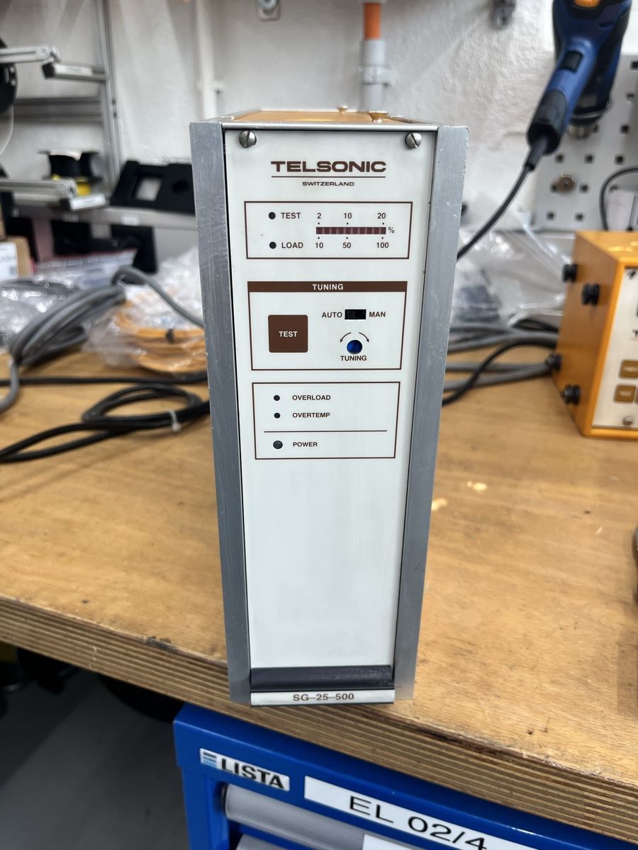 Alle Maschinen: Telsonic Ultrasonic SG-25-500 Generator – Gebraucht aus Widnau von G-Bike69