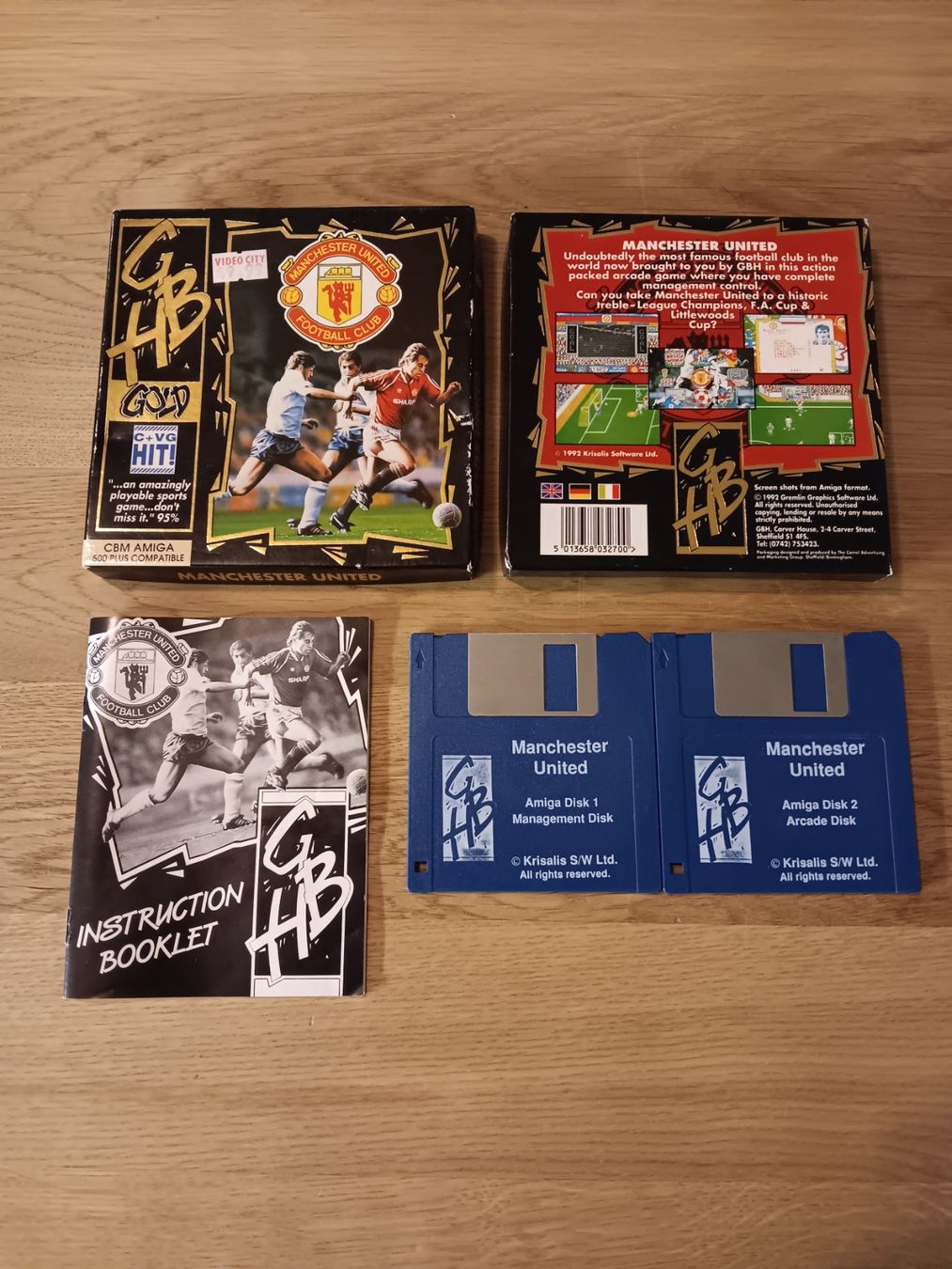 Commodore PCs: Amiga Spiel Manchester United – Gebraucht aus Beringen von Beringen75 1