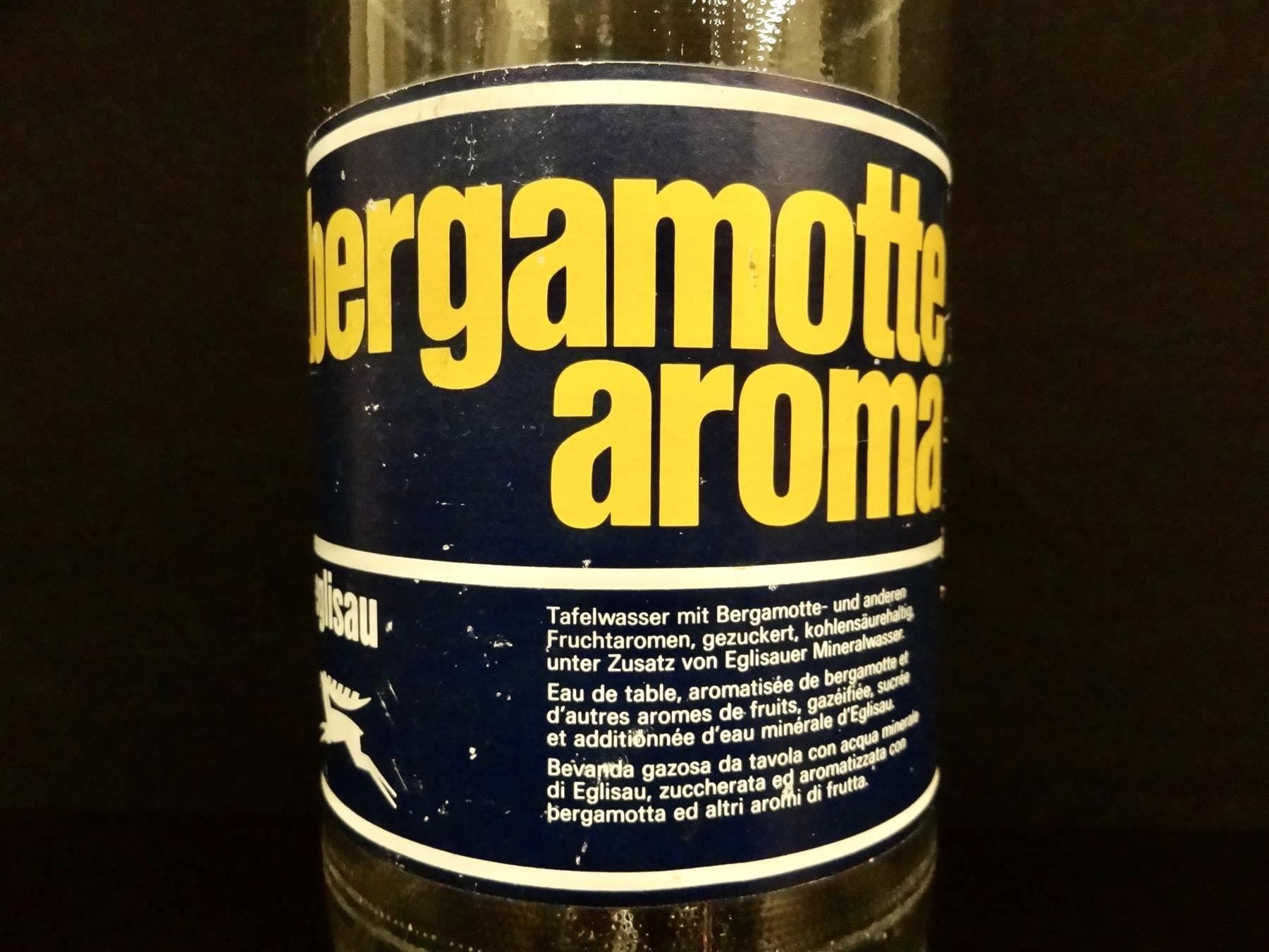 Gläser, Krüge & Flaschen: alte Flasche BERGAMOTTE EGLISAU 1970 – Gebraucht aus Kerzers von Flaschenposten 2