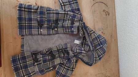 Baby Club C&A Winterjacke kariert gefüttert Grösse 86
