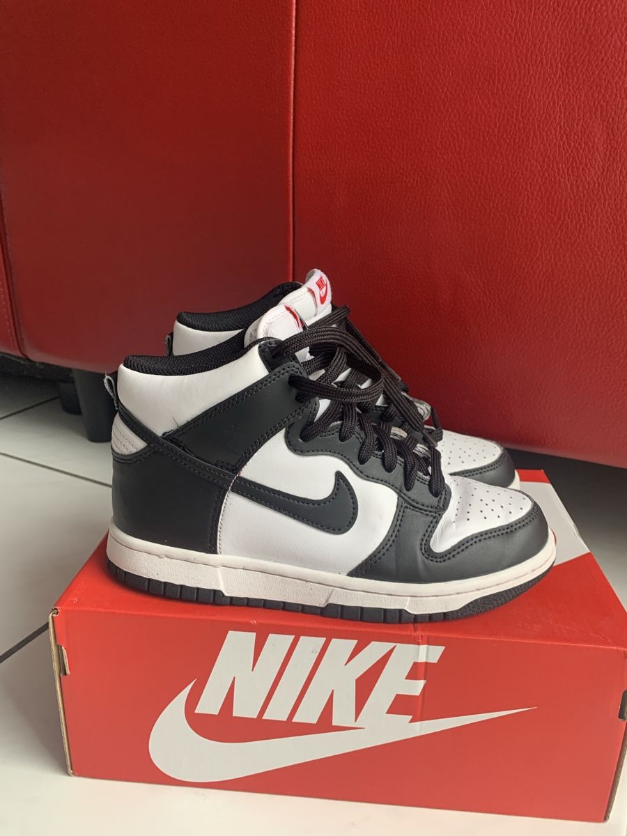 Scarpe da donna: Nike Dunk High Panda schwarz Gr. 37.5 – Usato da Bettlach venduto da valishop 3