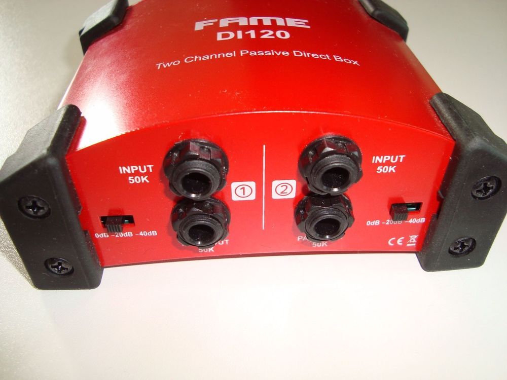 Fame Audio DI-120 passive DI-Box Stereo bei uns günstig einkaufen