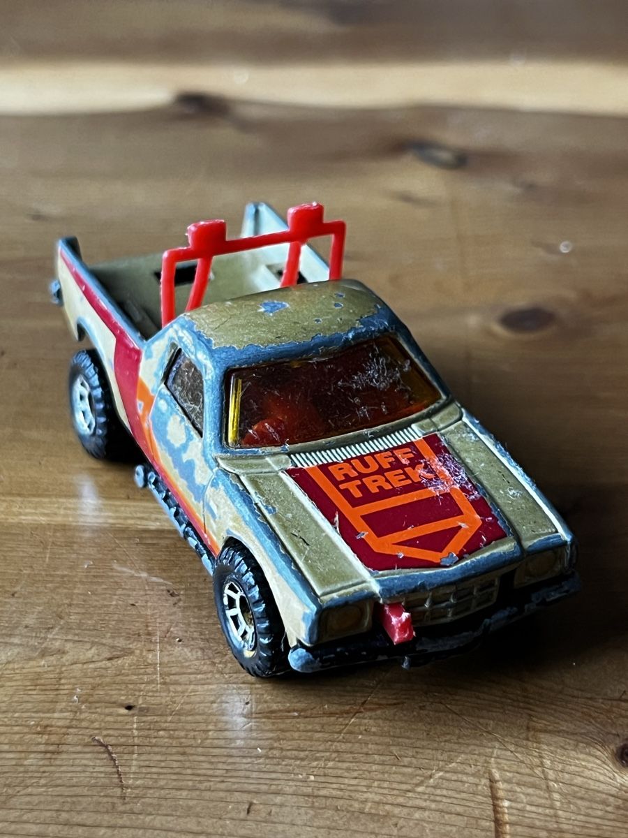 Matchbox Modellini d'auto: Matchbox Ruff Treck Pickup von 1977 – Usato da Basel venduto da EdiEberle