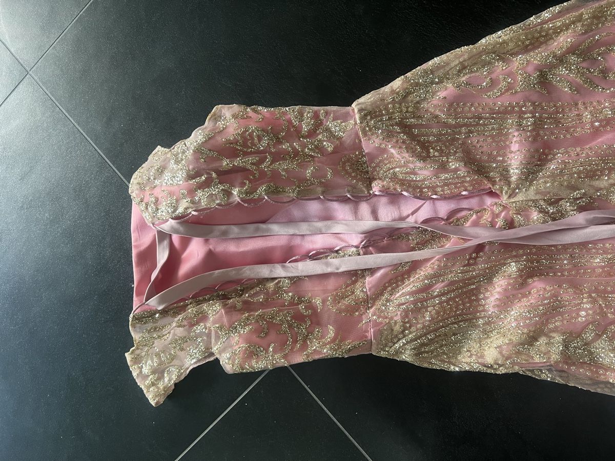 Kleider: Ballkleid / Abendkleid, Gr. 36, Rosa/Gold – Gebraucht aus Bilten von and_6hjn 3