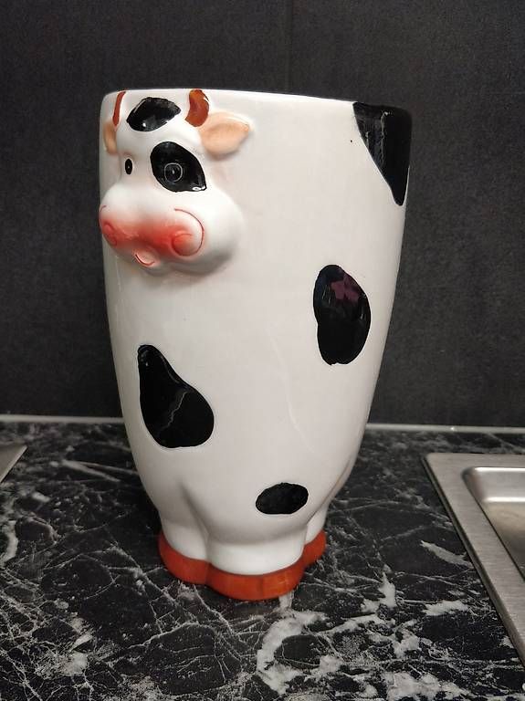 Vasi & Recipienti: Vase mit Kuhmotiv – Usato da Schwarzenberg LU venduto da Kryssy81