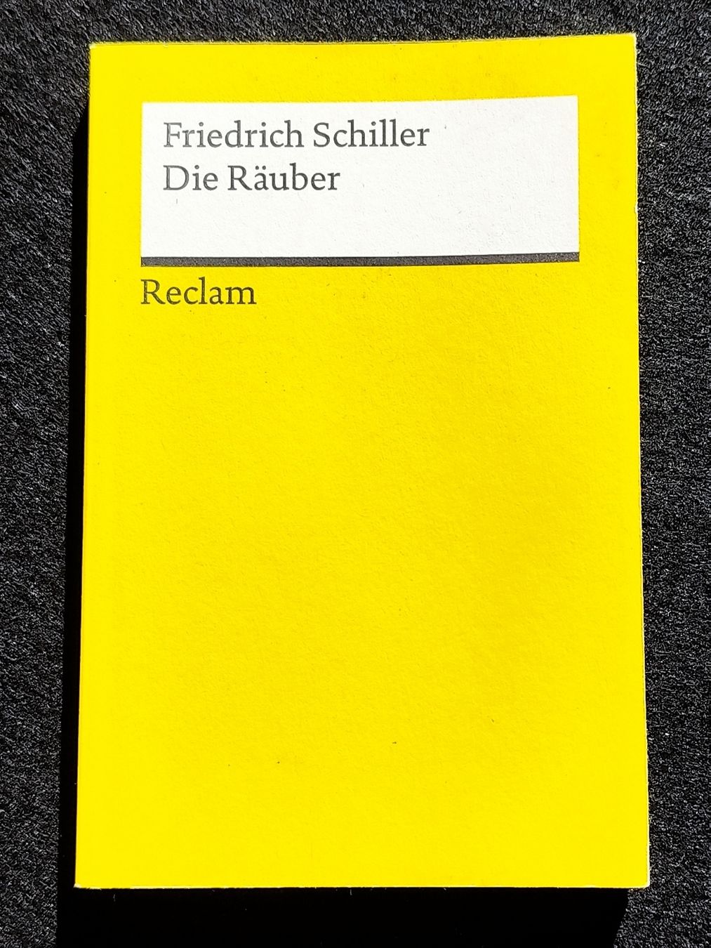 Libri: Schiller: Die Räuber - Reclam – Usato da Winterthur venduto da nis_l6k5