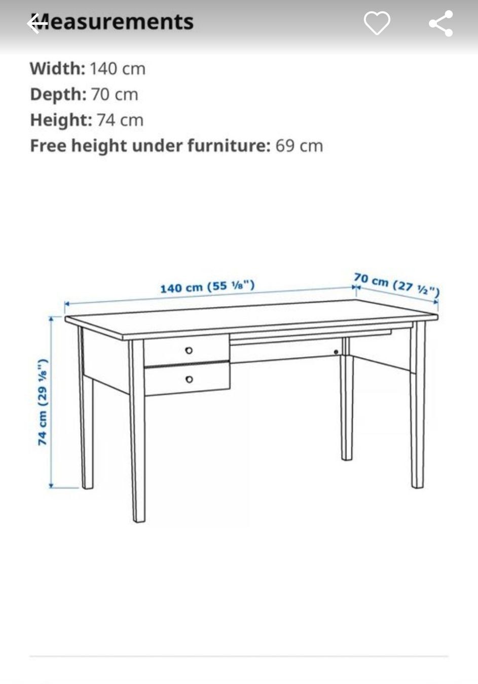 Ikea Scrivanie: Schreibtisch IKEA ARKELSTORP – Usato da Dornach venduto da Matthi4s 1