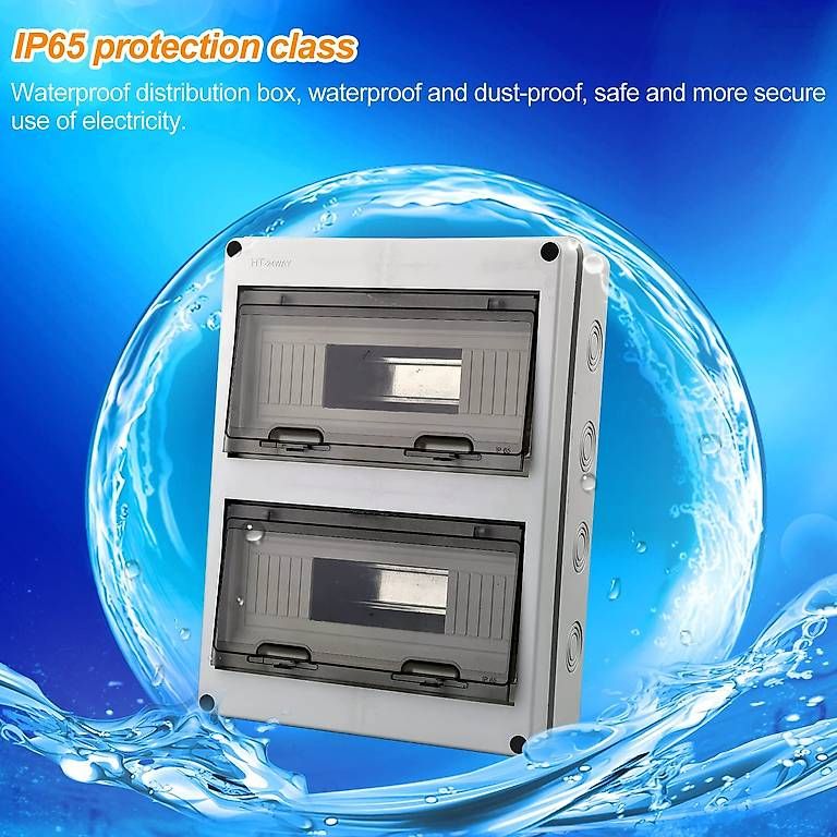 Alimentazione elettrica: Robuster Sicherungskasten Aufputz 24 Module IP65 – Nuovo e nell'imballaggio originale da Baar venduto da Laedeli24-Baar 3