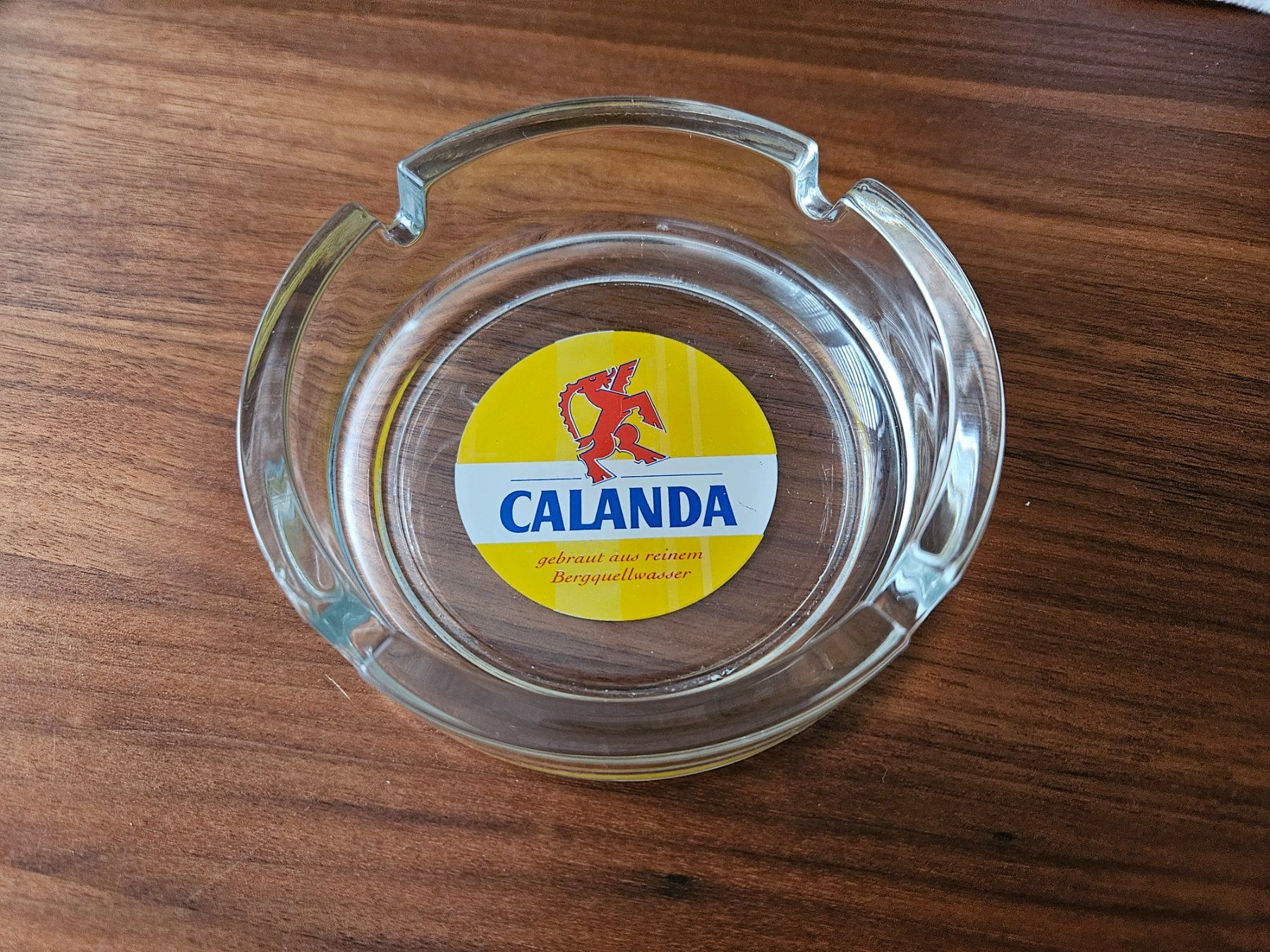 Portacenere: Neuer Aschenbecher Calanda Glas – Nuovo e nell'imballaggio originale da Untervaz venduto da FullFlap777