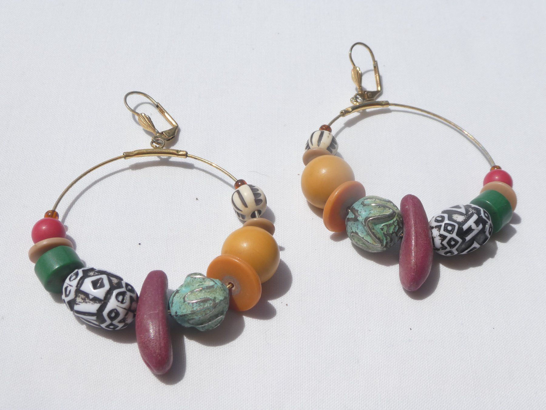 Orecchini pendenti & Orecchini a lobo: Grosse Vintage Ohrhänger, Modeschmuck – Usato da Gattikon venduto da kaandooh