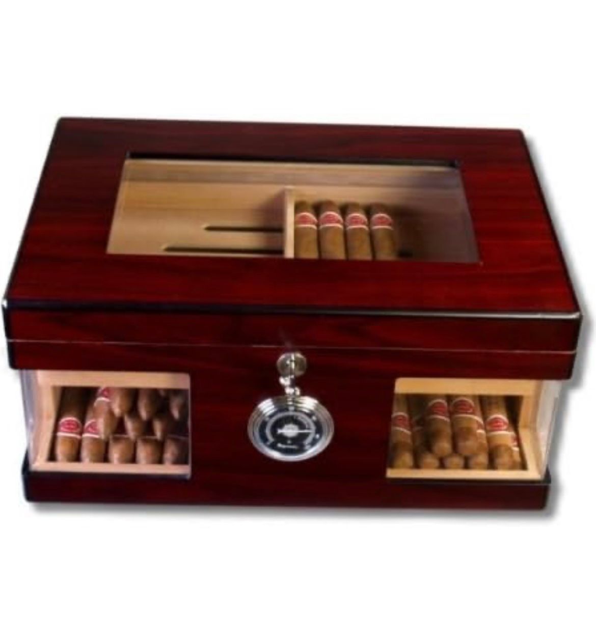 Humidore: Kristallglas Humidor - Luxus – Neu und originalverpackt aus Weinfelden von Bauselina 2