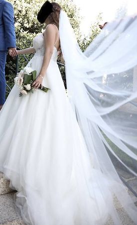 Traumhaftes Prinzessinnen-Brautkleid