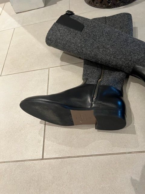 Navyboot Damenschuhe: Neuwertige LEDER Stiefel Navyboot schwarz Gr. 36 - 221197 – Gebraucht aus Küssnacht am Rigi von Schuhe-Secondhand 2