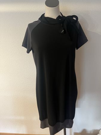 Robe d'été DUNE chic noire et grise, taille M Neuf