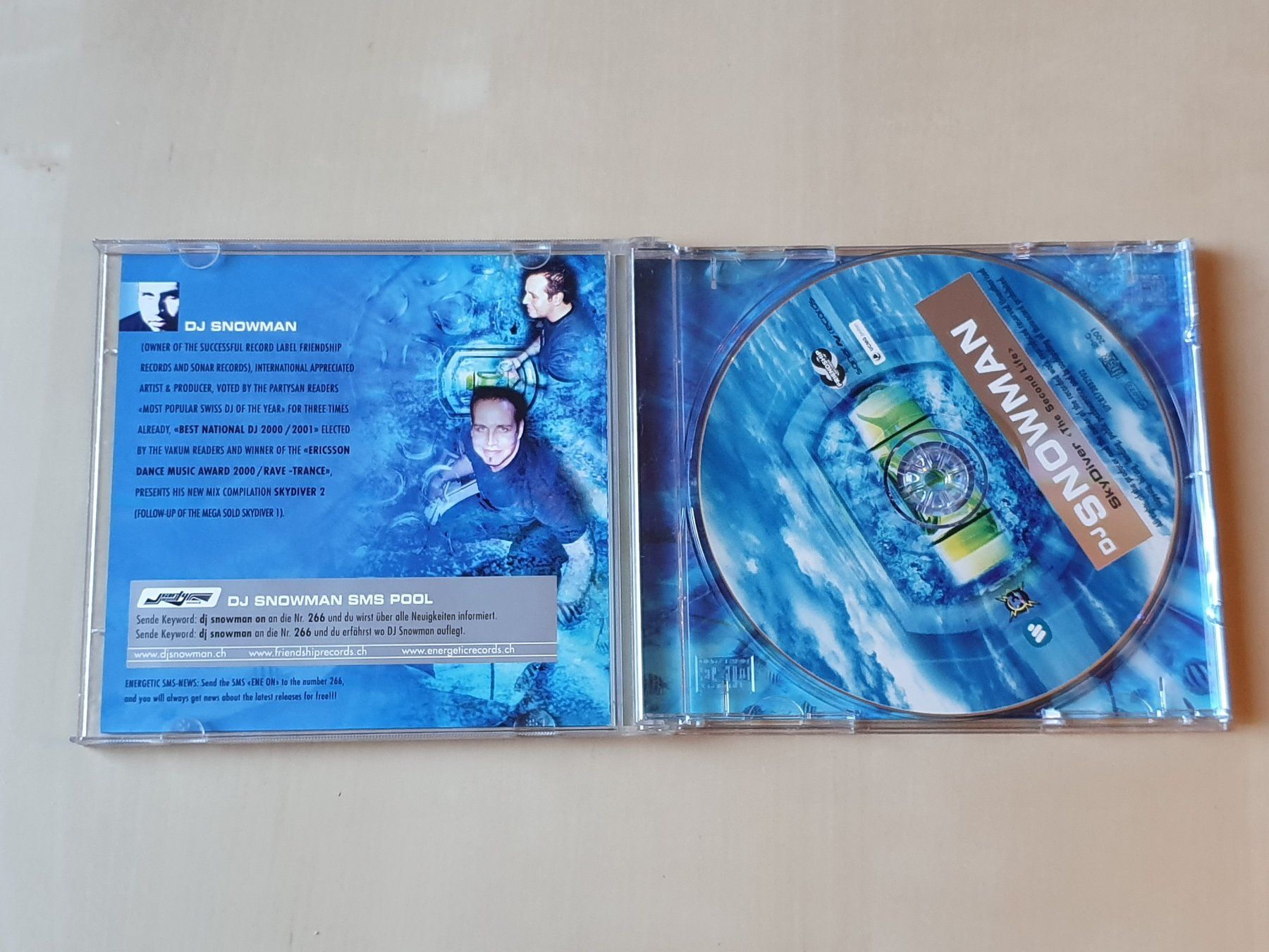 CD: DJ Snowman Sky Diver the Second Life – Usato da Stansstad venduto da collectorsshop 2