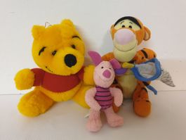 Winnie Pooh, Tigger und Ferkel Stofftiere