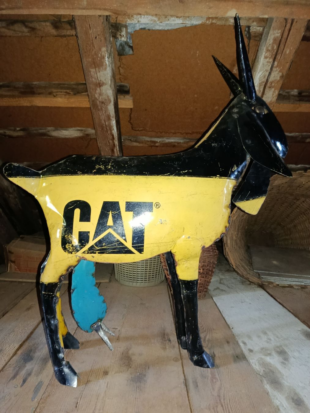 Statuette: Kunst, Altmetall, Ziege, Deko – Usato da Oberägeri venduto da SaniBeach